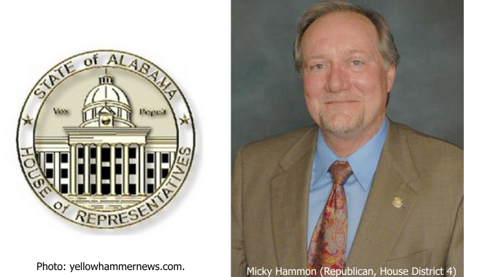 Alabama state Representative Micky Hammon (Republican, House District 4).