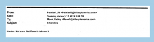 Fake Hillary Clinton Email