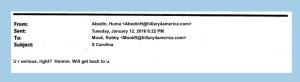 Fake Hillary Clinton Email