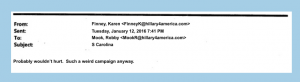 Fake Hillary Clinton Email