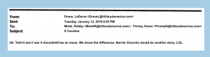 Fake Hillary Clinton Email