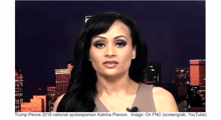 Katrina Pierson Trump spokesperson