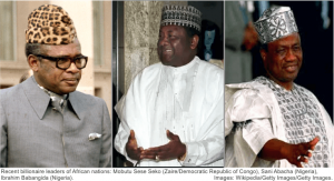 African military dictators Nigeria