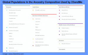 Ancestry Composition used by 23andMe