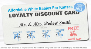 Kansas No Cost White Babies Program